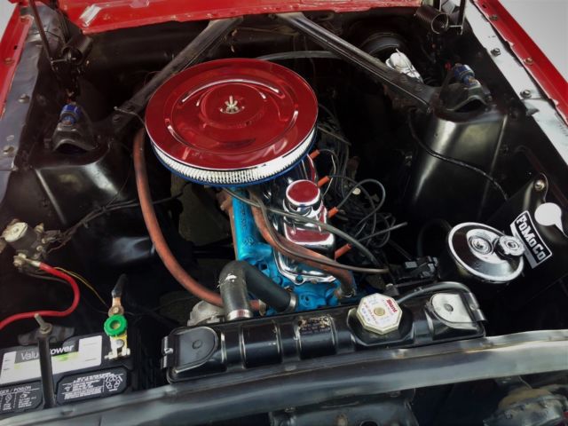 1965 Red Ford Mustang Coupe