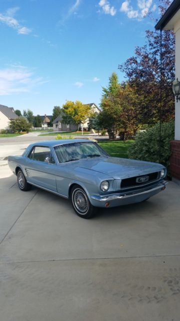 1966 Blue Ford Mustang Coupe
