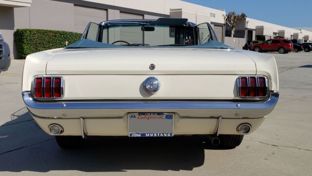 1966 White Ford Mustang Convertible