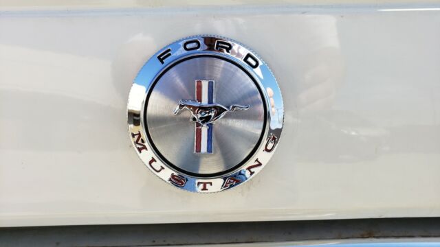 1966 White Ford Mustang Convertible