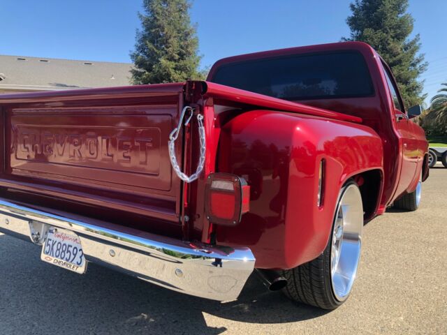 1973 Red Chevrolet C-10