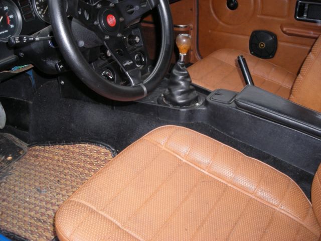 1977 Blue MG MGB Convertible