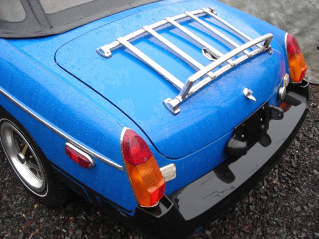 1977 Blue MG MGB Convertible