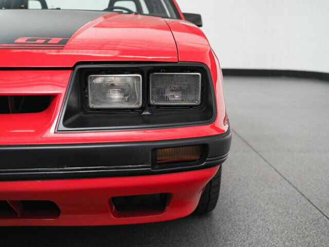 1985 Red Ford Mustang