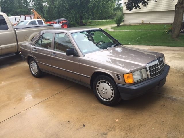 1987 Tan Mercedes-Benz 190-Series Sedan