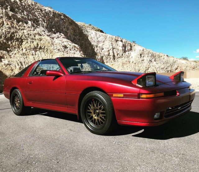 1989 Red Toyota Supra Coupe
