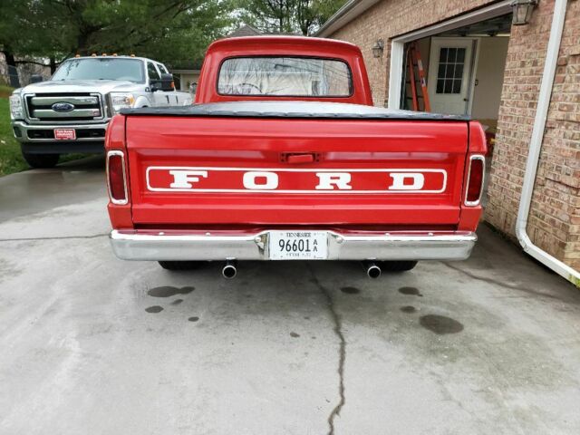1966 Red Ford F-100 Pickup
