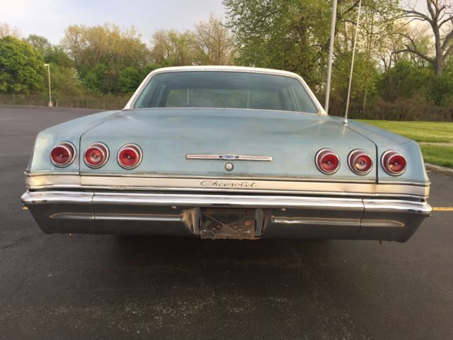 1965 Blue Chevrolet Impala Coupe