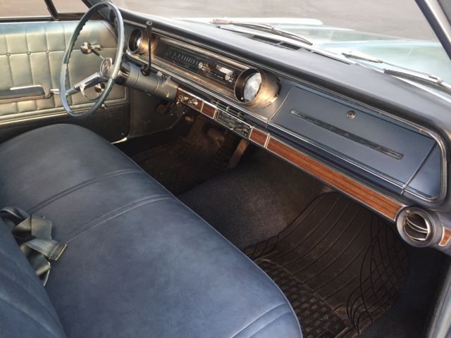 1965 Blue Chevrolet Impala Coupe