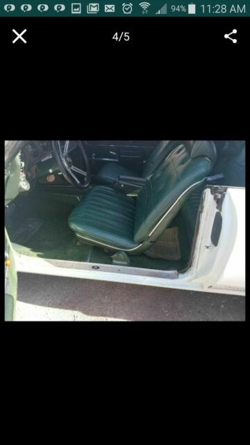 1970 Light mint green Oldsmobile Cutlass Convertible