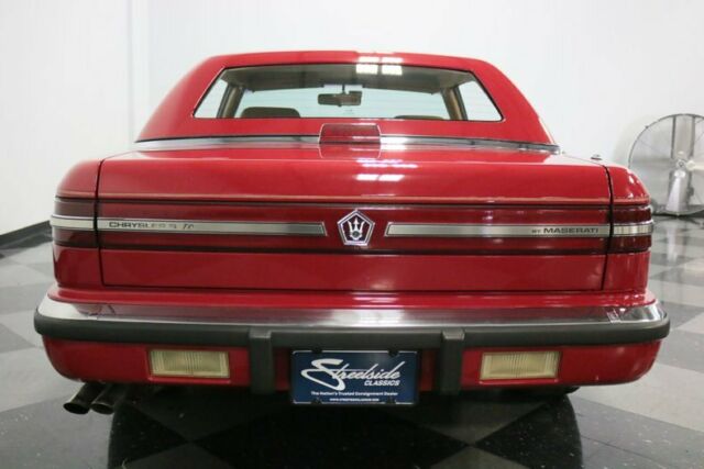 1989 Red Chrysler TC by Maserati Convertible