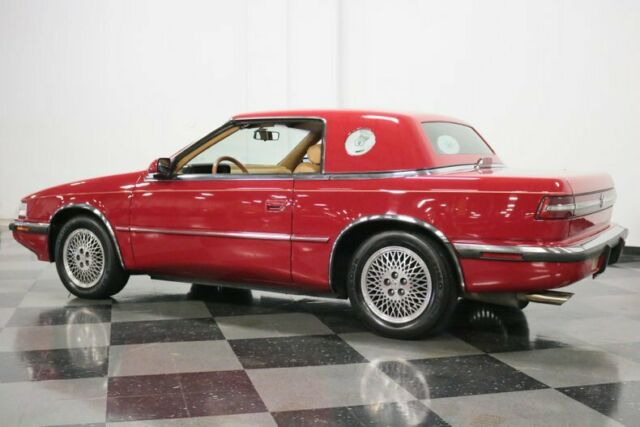 1989 Red Chrysler TC by Maserati Convertible