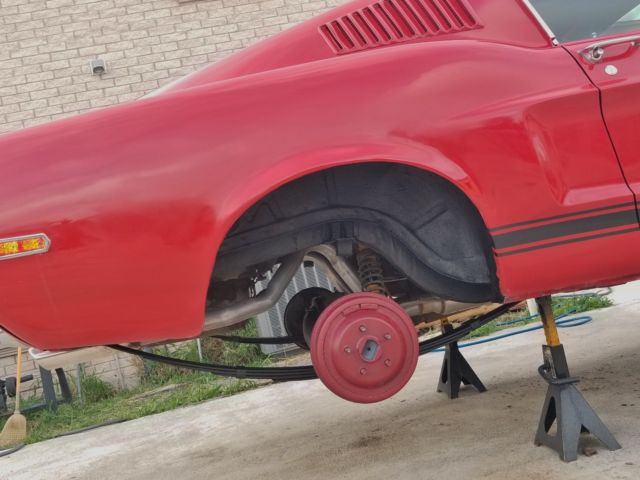 1968 Red Ford Mustang Fastback