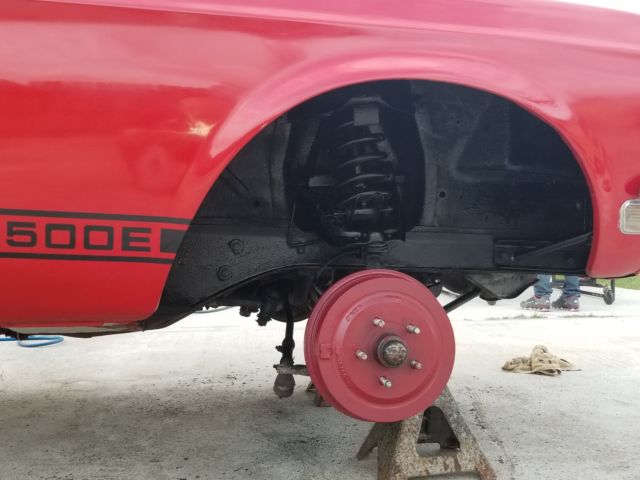 1968 Red Ford Mustang Fastback