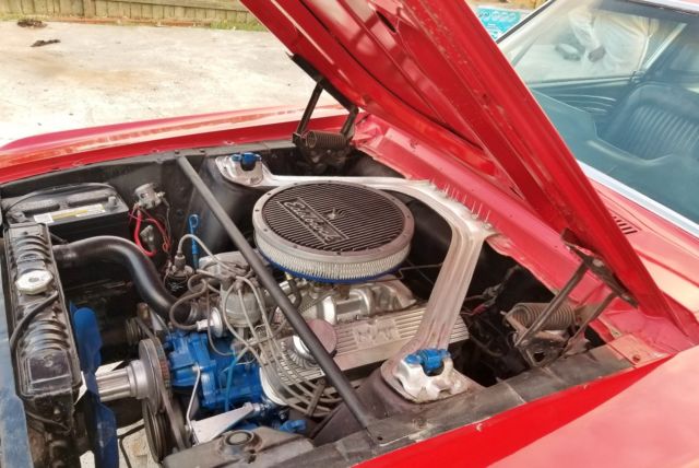 1968 Red Ford Mustang Fastback