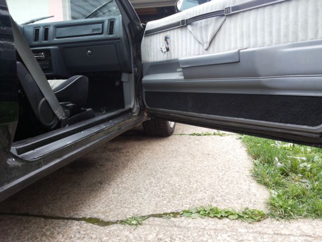 1985 Black Buick Grand National Coupe