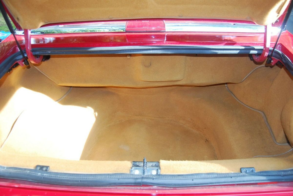 1989 Red Chrysler TC by Maserati Convertible