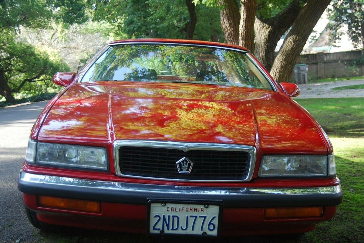 1989 Red Chrysler TC by Maserati Convertible