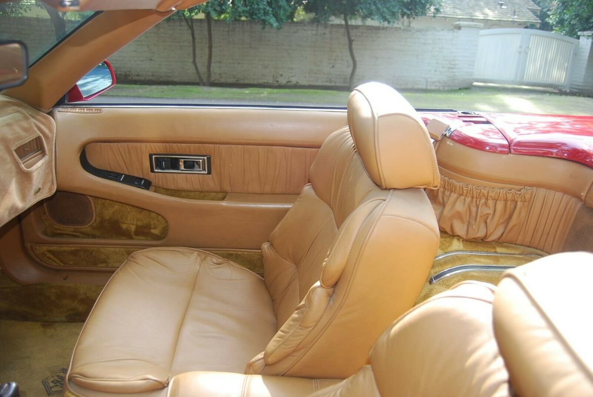 1989 Red Chrysler TC by Maserati Convertible