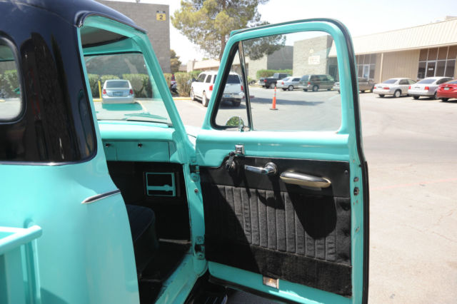 1955 Teal and Black Ford F-100
