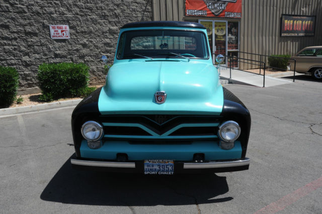 1955 Teal and Black Ford F-100