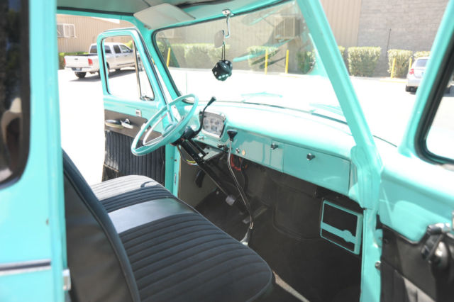 1955 Teal and Black Ford F-100