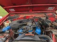 1977 Red Ford Bronco SUV