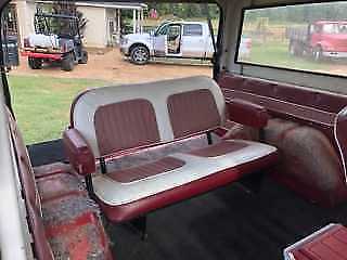 1977 Red Ford Bronco SUV