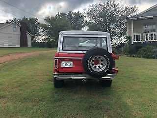 1977 Red Ford Bronco SUV