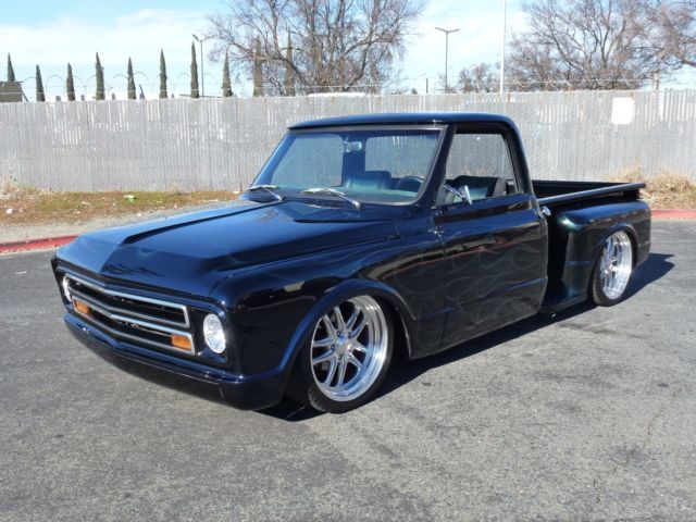 1967 Black Chevrolet C-10