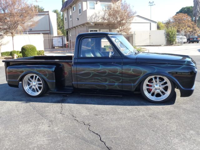 1967 Black Chevrolet C-10