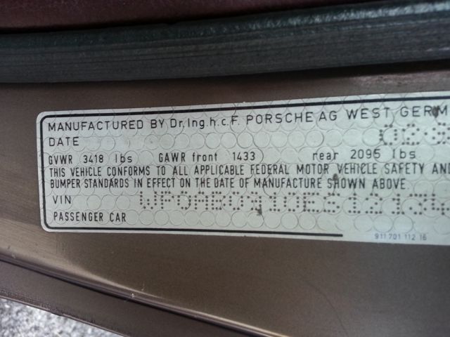 1984 Brown Porsche 911 Coupe