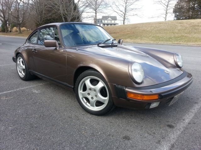 1984 Brown Porsche 911 Coupe