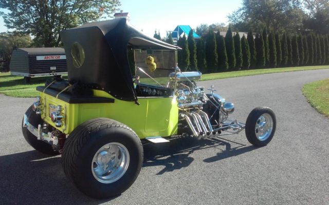 1923 Champage Yellow Ford Model T Convertible