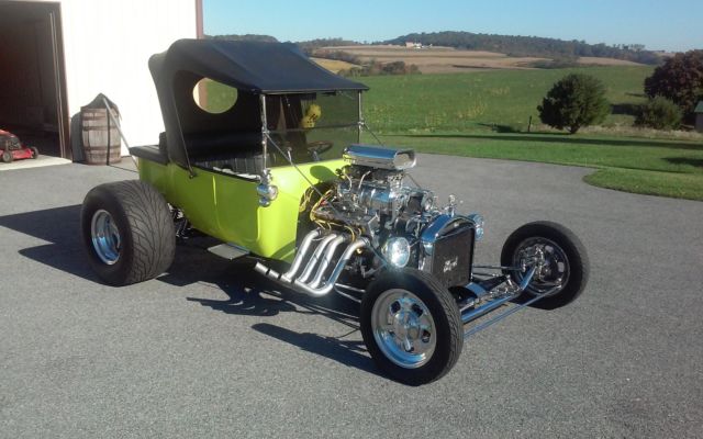 1923 Champage Yellow Ford Model T Convertible