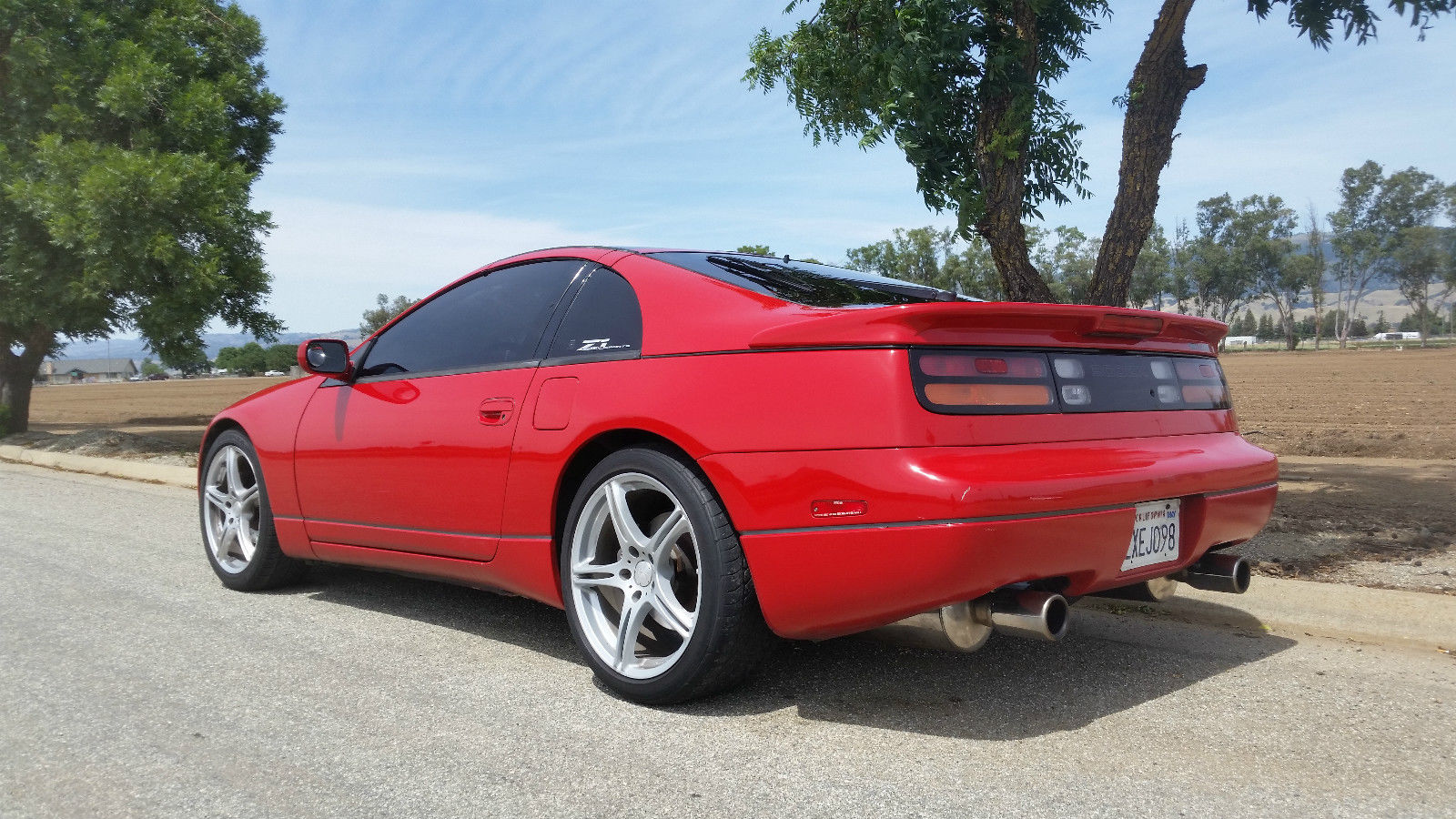 1991 Red Nissan 300ZX Coupe