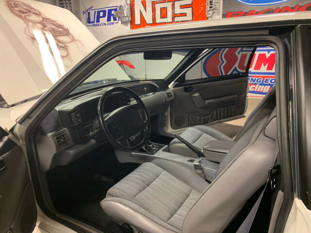 1993 Performance White Ford Mustang Hatchback