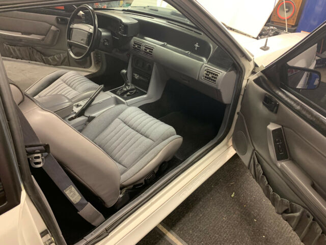 1993 Performance White Ford Mustang Hatchback