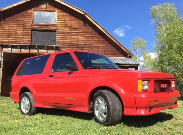 1993 Red GMC Typhoon SUV
