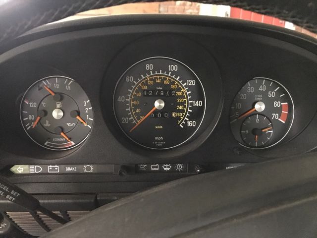 1986 Black Mercedes-Benz SL-Class Convertible