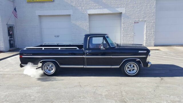 1967 Black Ford F-100 Standard Cab Pickup