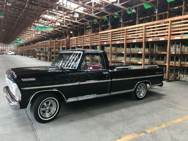 1967 Black Ford F-100 Standard Cab Pickup