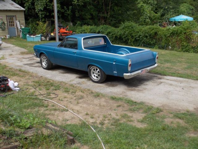 1966 Blue Ford Ranchero Standard Cab Pickup