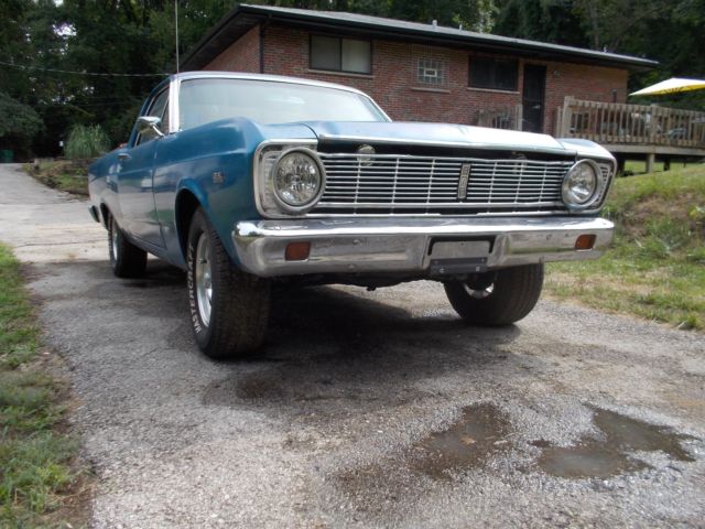 1966 Blue Ford Ranchero Standard Cab Pickup
