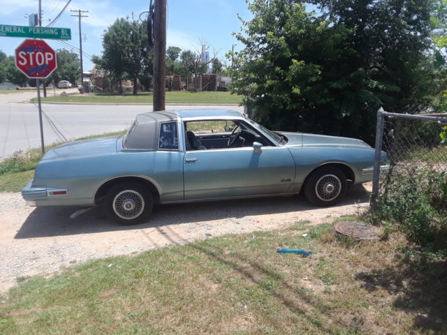 1986 Blue Pontiac Grand Prix Coupe