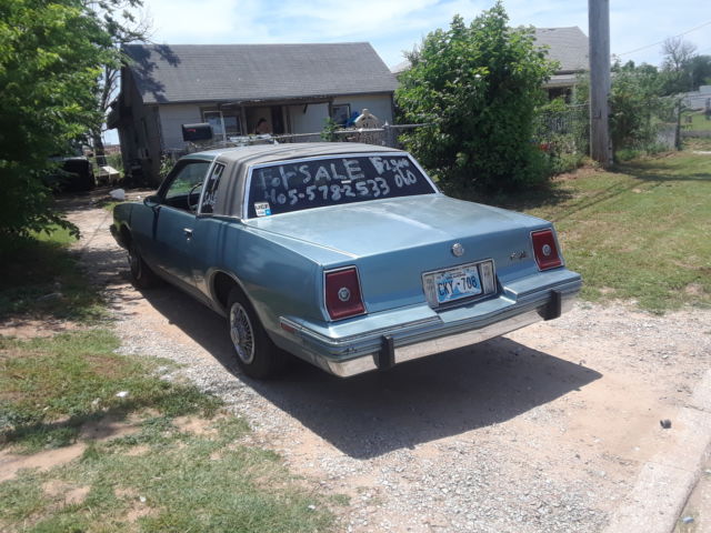 1986 Blue Pontiac Grand Prix Coupe