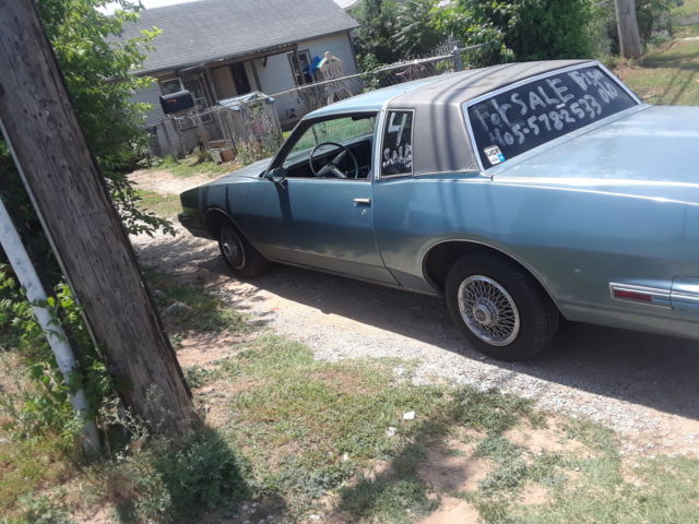1986 Blue Pontiac Grand Prix Coupe