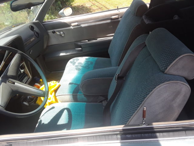 1986 Blue Pontiac Grand Prix Coupe