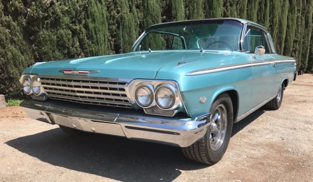 1962 Blue Chevrolet Impala Coupe