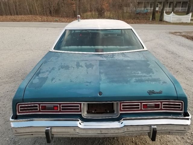 1975 Blue Chevrolet Impala Sedan